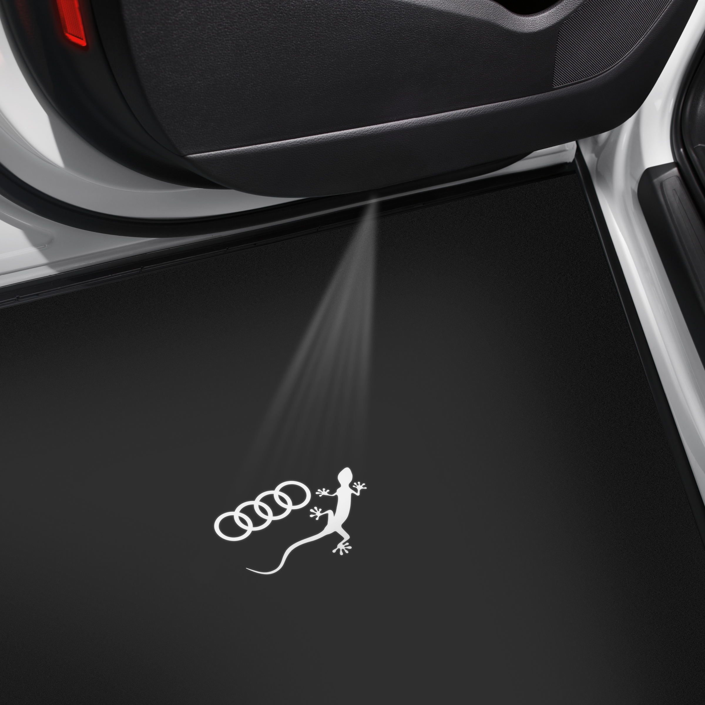 Einstiegs-LED Audi Ringe mit Gecko