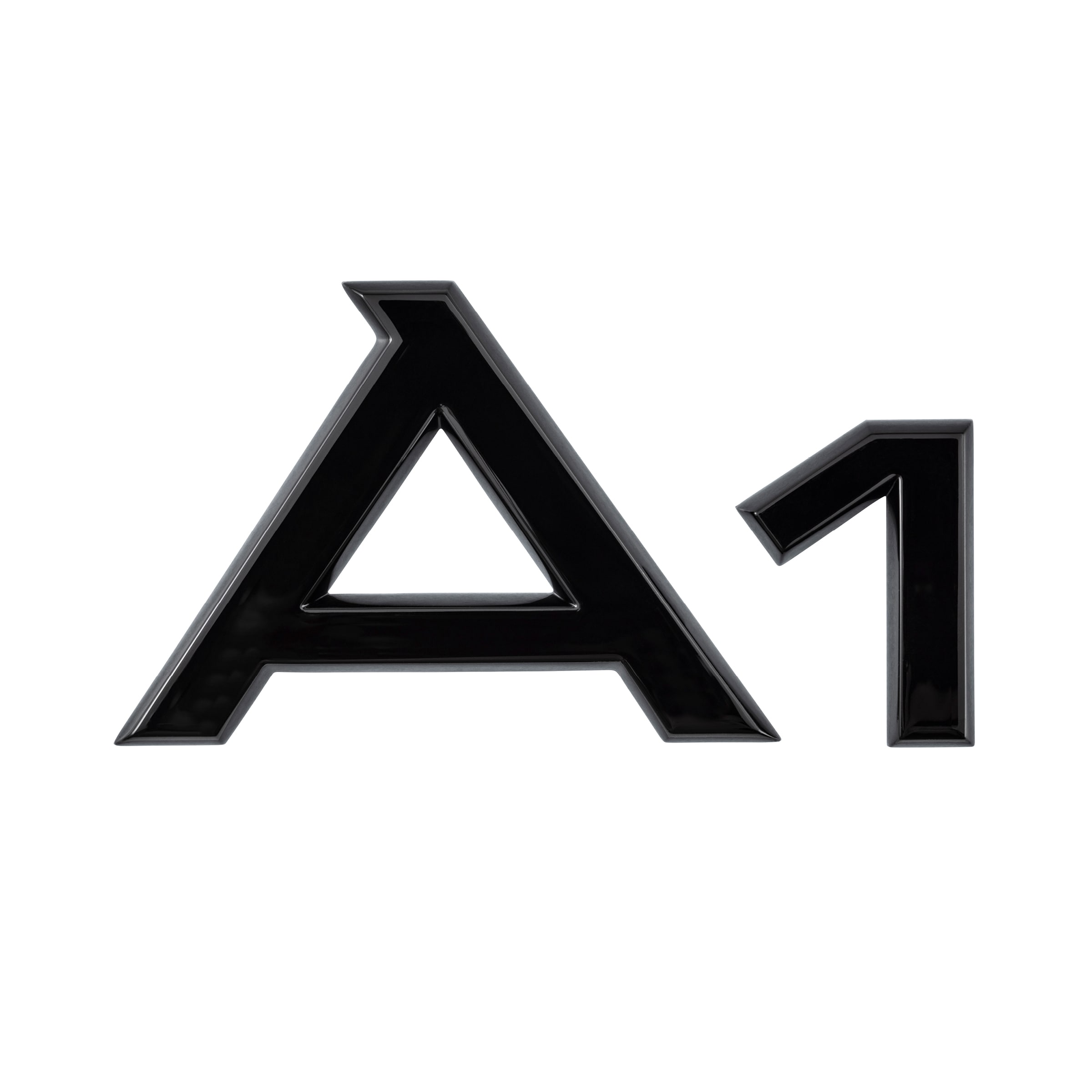 Modellbezeichnung A1 in Schwarz