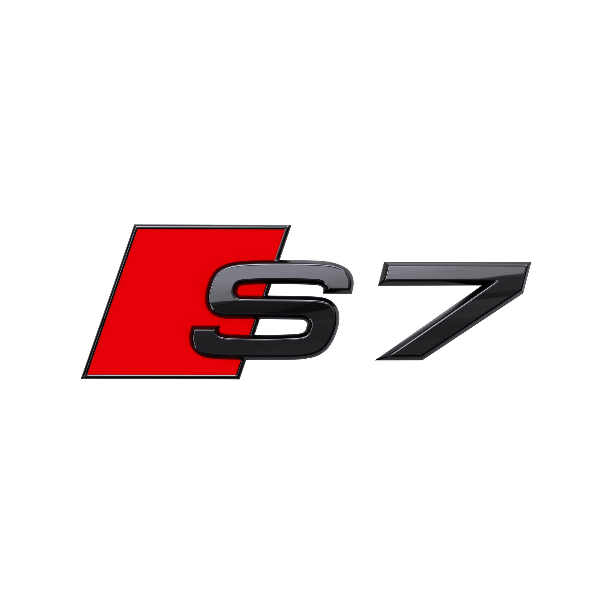 Modellbezeichnung S7 in Schwarz