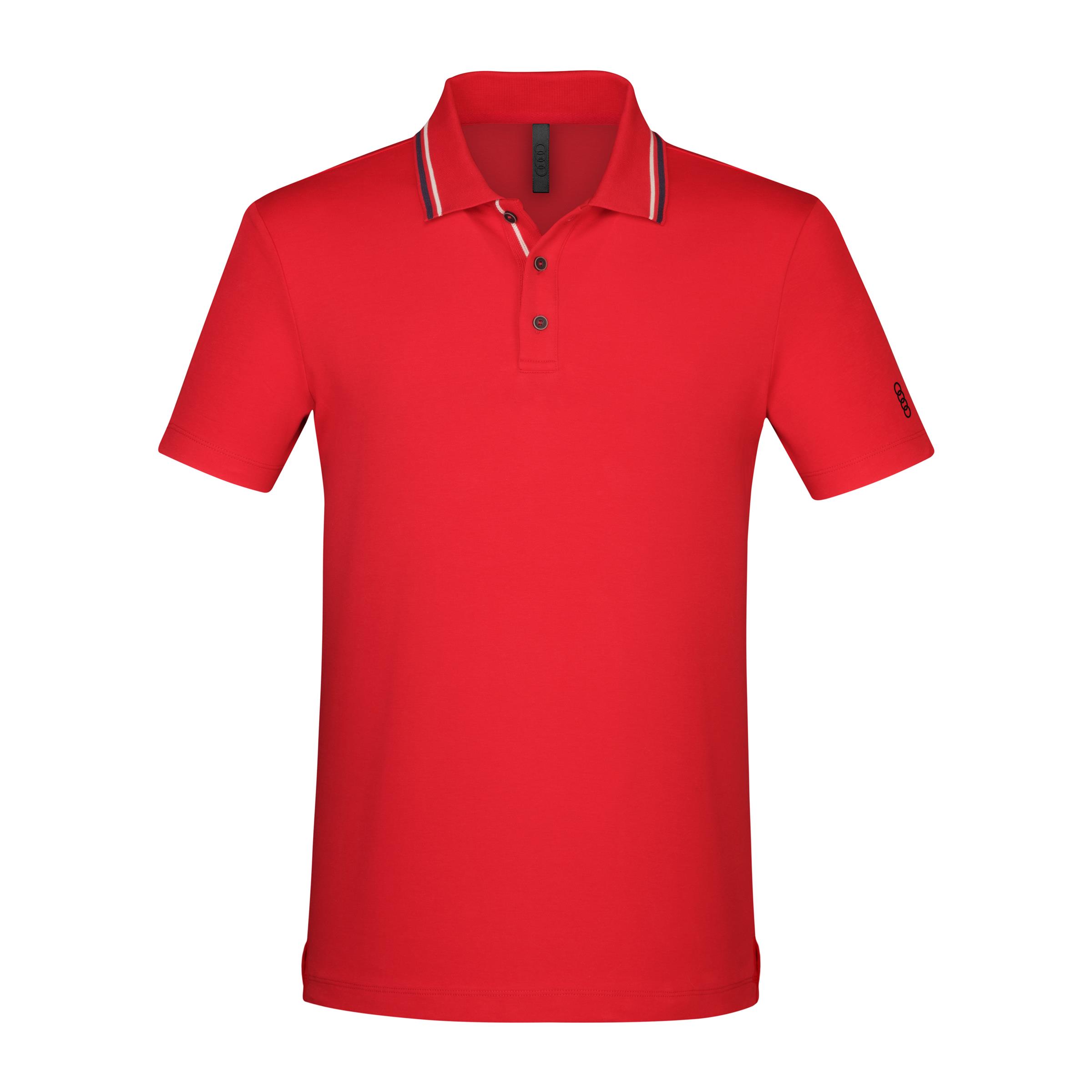 Audi Poloshirt, Herren, rot Audi Poloshirt, Herren, rot