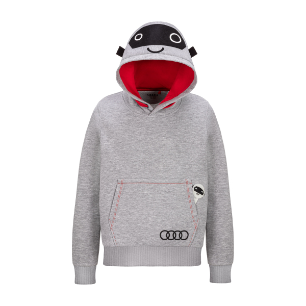 Audi Hoodie ADUI, Kinder, grau melange