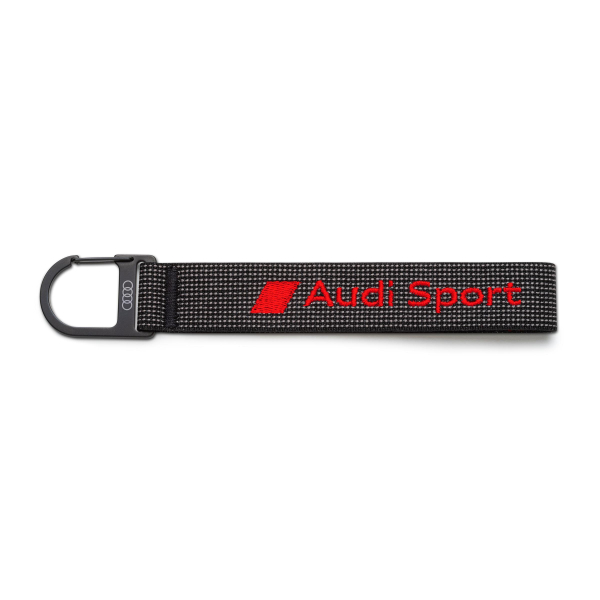 Audi Sport Schlüsselanhänger Schlaufe in schwarz