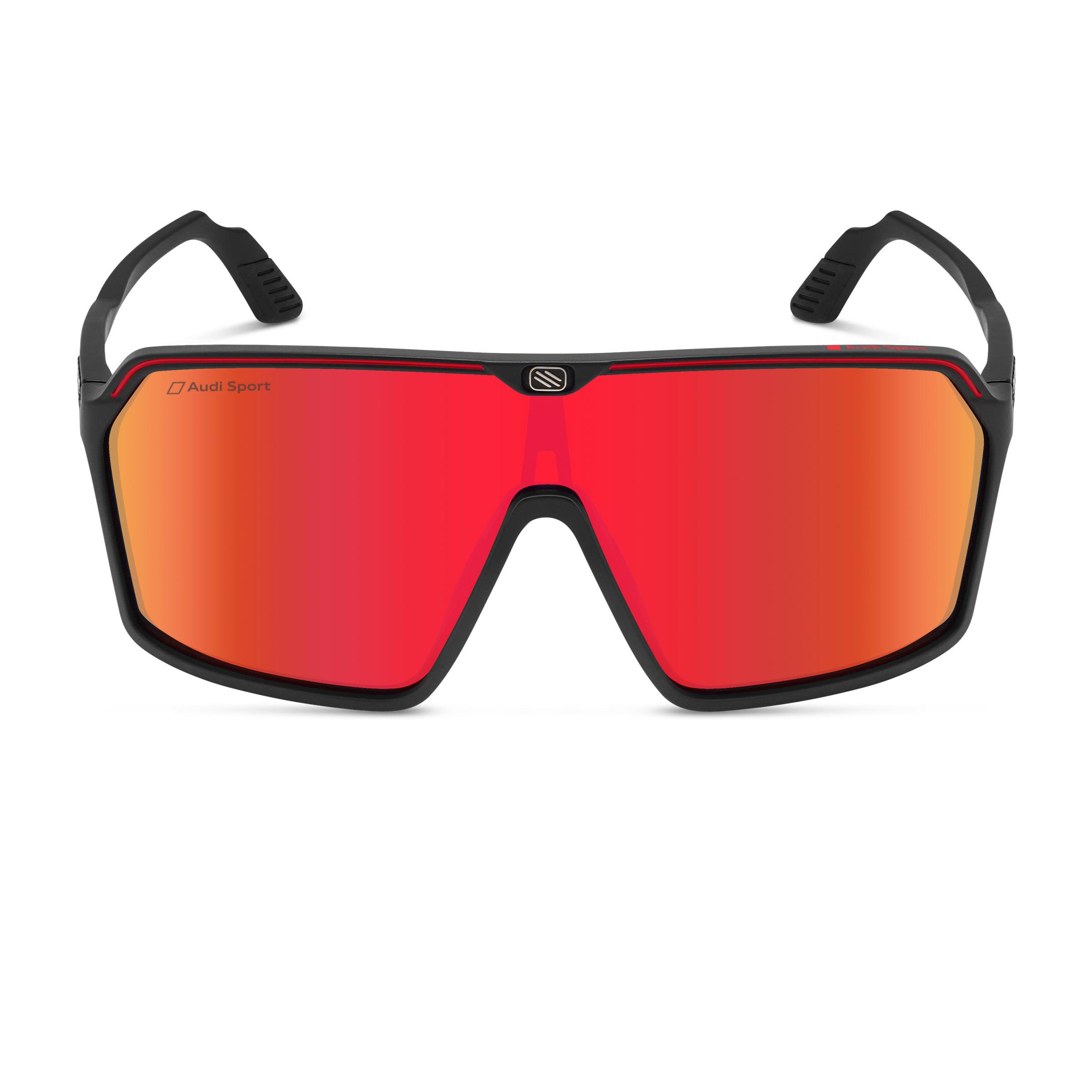 Audi Sport Sonnenbrille verspiegelt, schwarz/rot