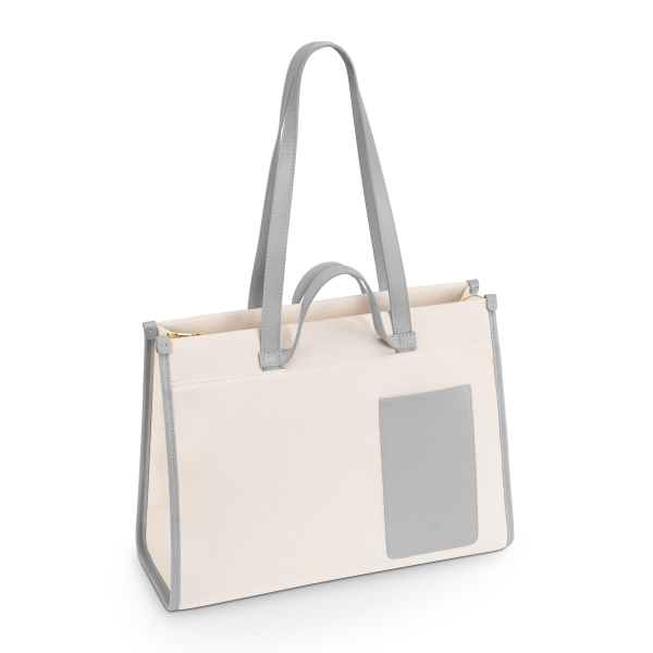 Audi Shopper, Damen, creme/grau Audi Shopper, Damen, creme/grau