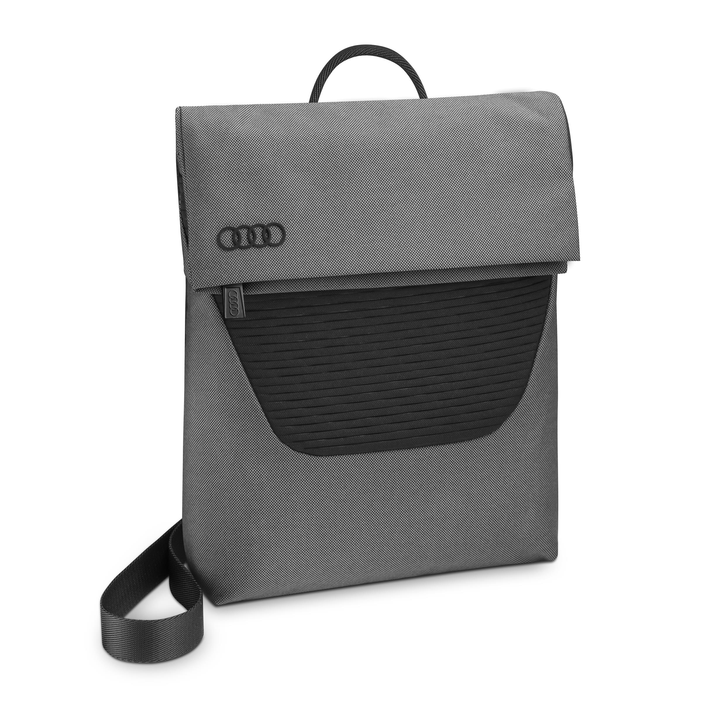 Audi Schultertasche, grau-schwarz
