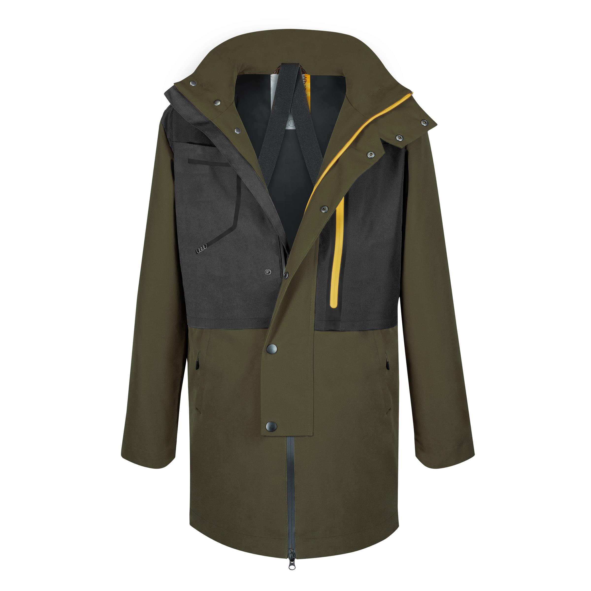 Audi Parka Jacke, Herren, grün