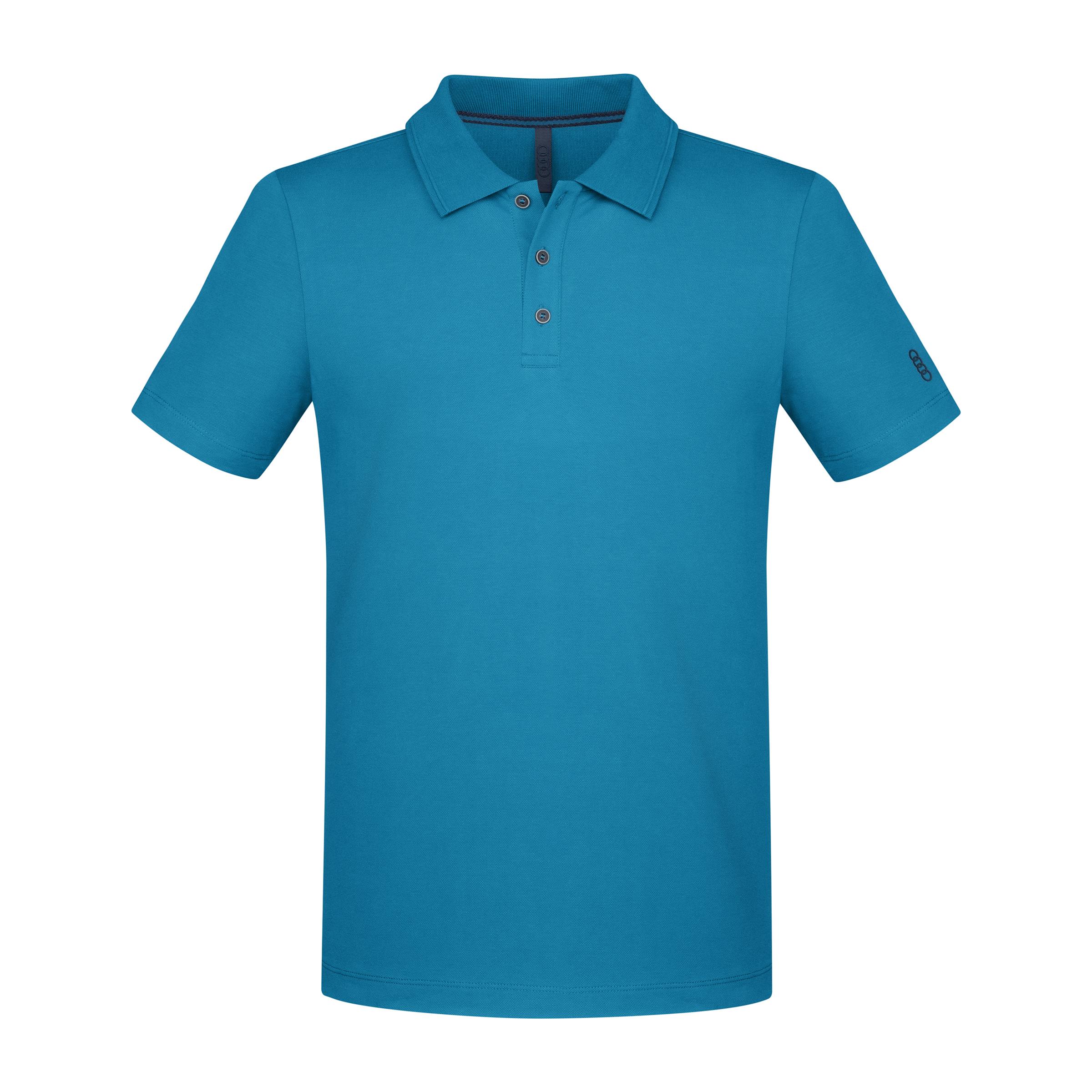 Audi Poloshirt, Herren, türkis Audi Poloshirt, Herren, türkis