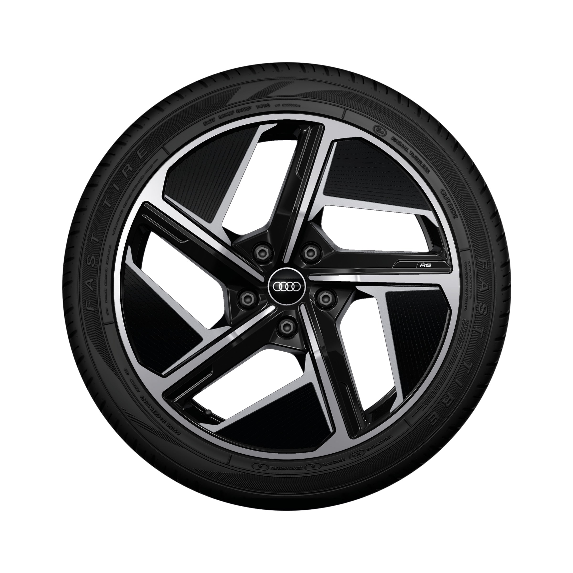 Rad, 5-Speichen-Aero Rad, 5-Speichen-Aero
