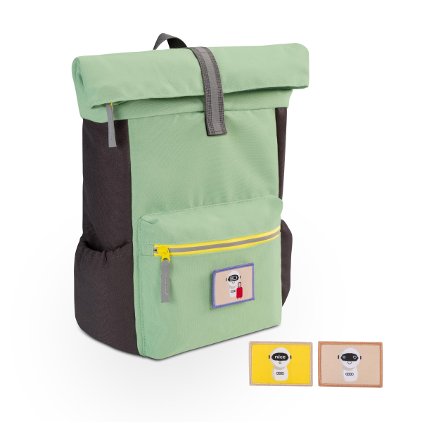 Audi Rucksack ADUI Kinder, grün/grau 