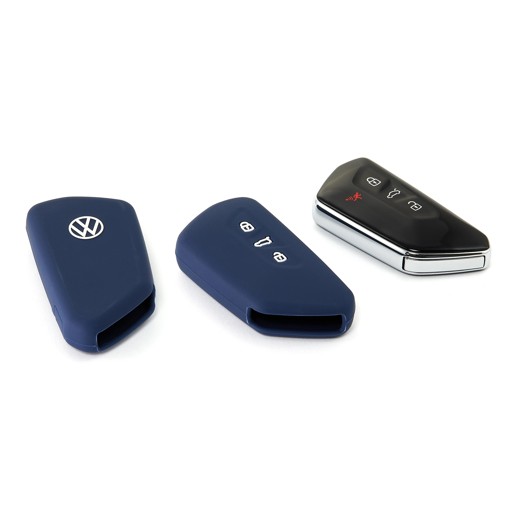 Original VW Schlüsselcover Volkswagen Logo Zündschlüssel Blende Cover blau Original VW Schlüsselcover Volkswagen Logo Zündschlüssel Blende Cover blau