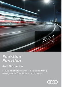 Freischaltung Navigationsfunktion R8 TT TTS TTRS