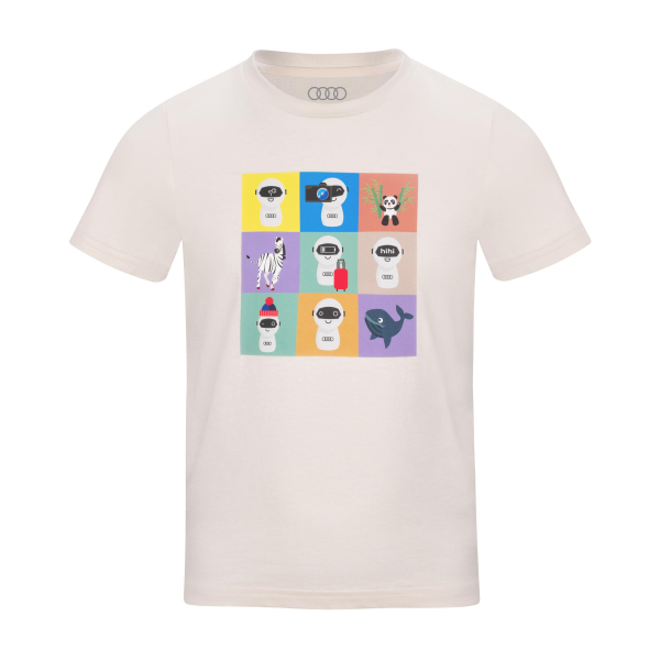 Audi T-Shirt ADUI, Kinder, natur Audi T-Shirt ADUI, Kinder, natur