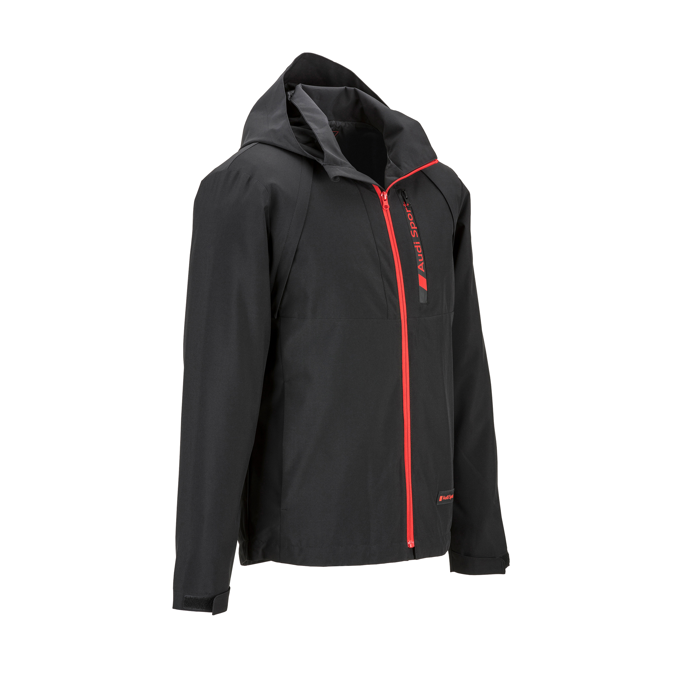 Audi Sport Zipoffjacke, Herren, schwarz