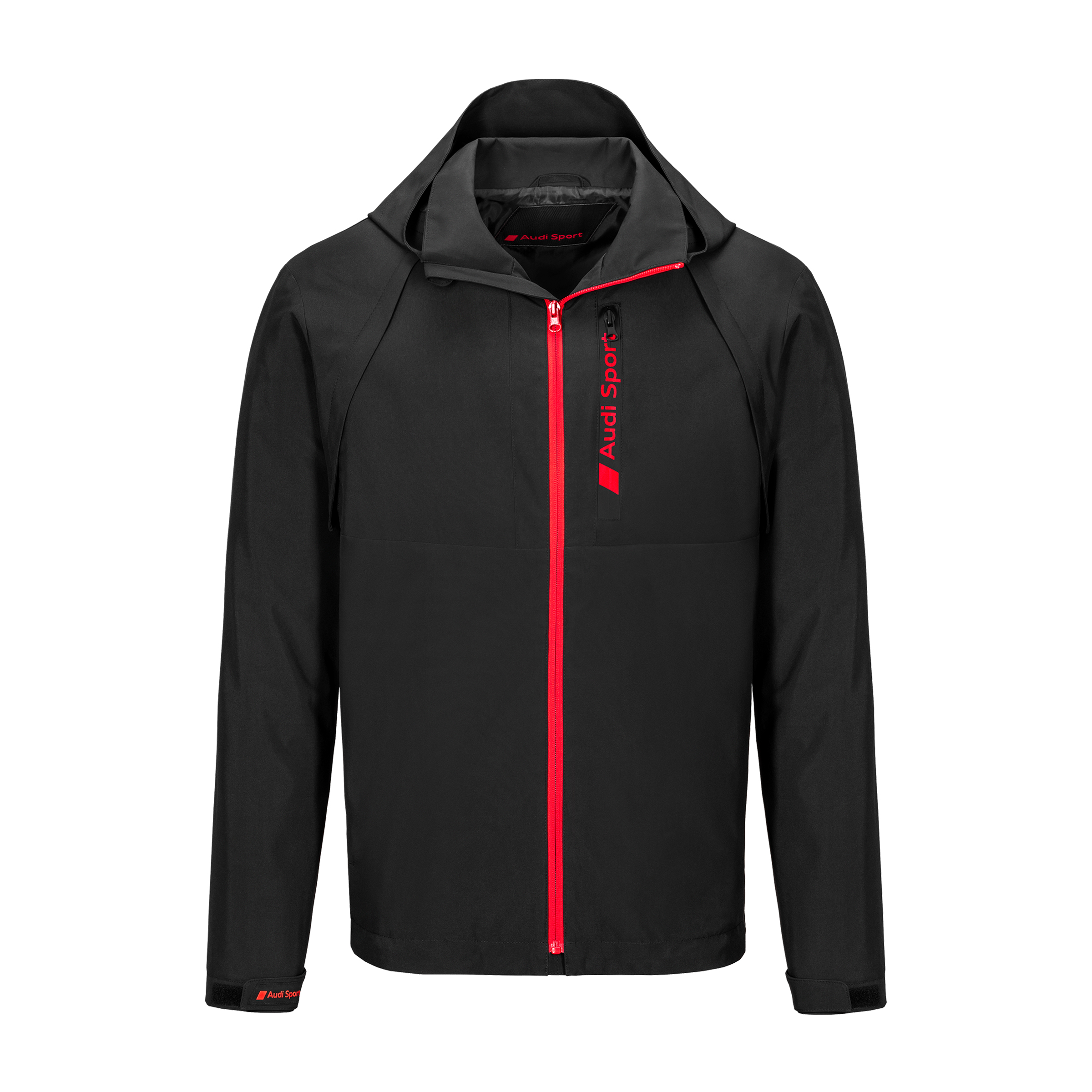 Audi Sport Zipoffjacke, Herren, schwarz