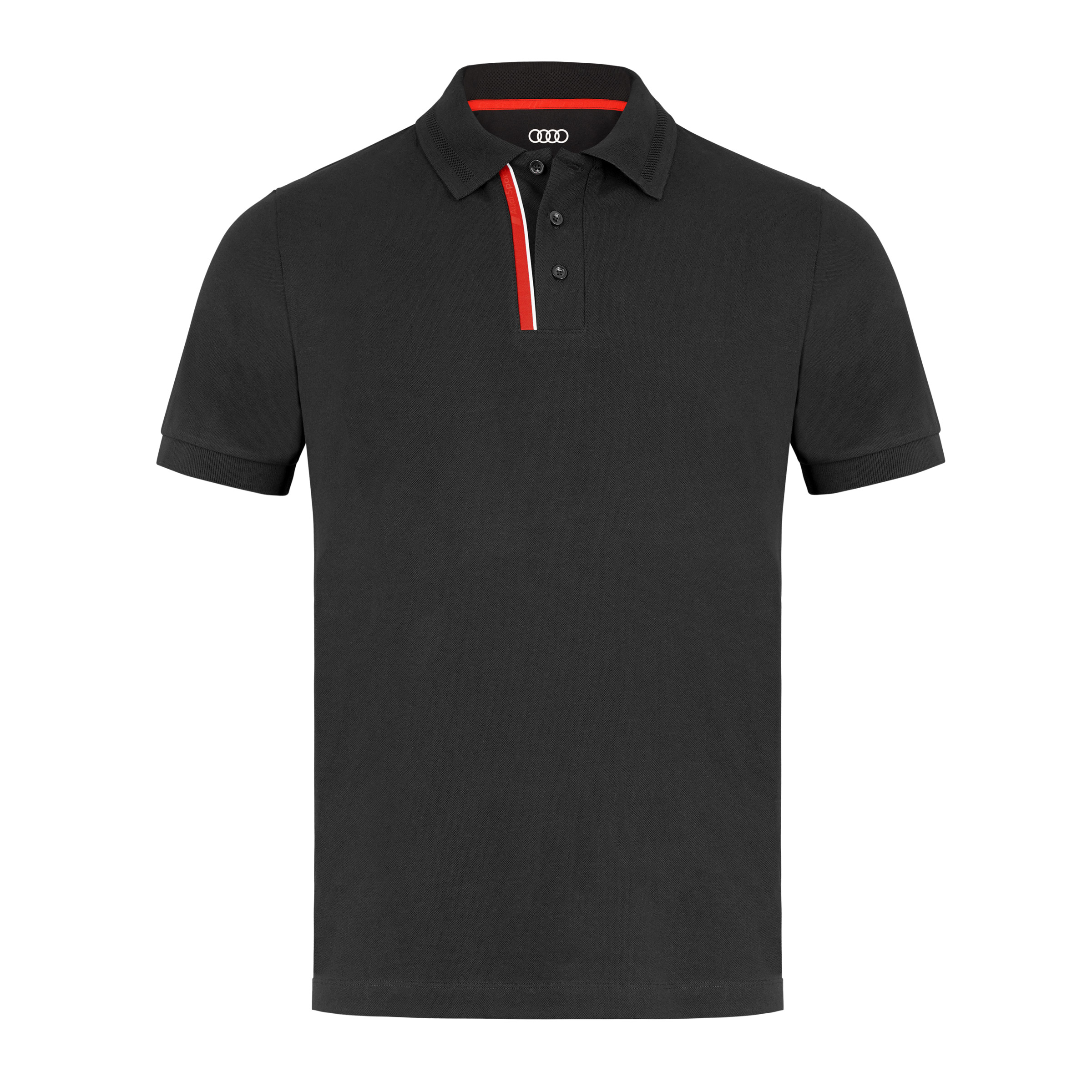 Audi Sport Poloshirt, Herren, schwarz