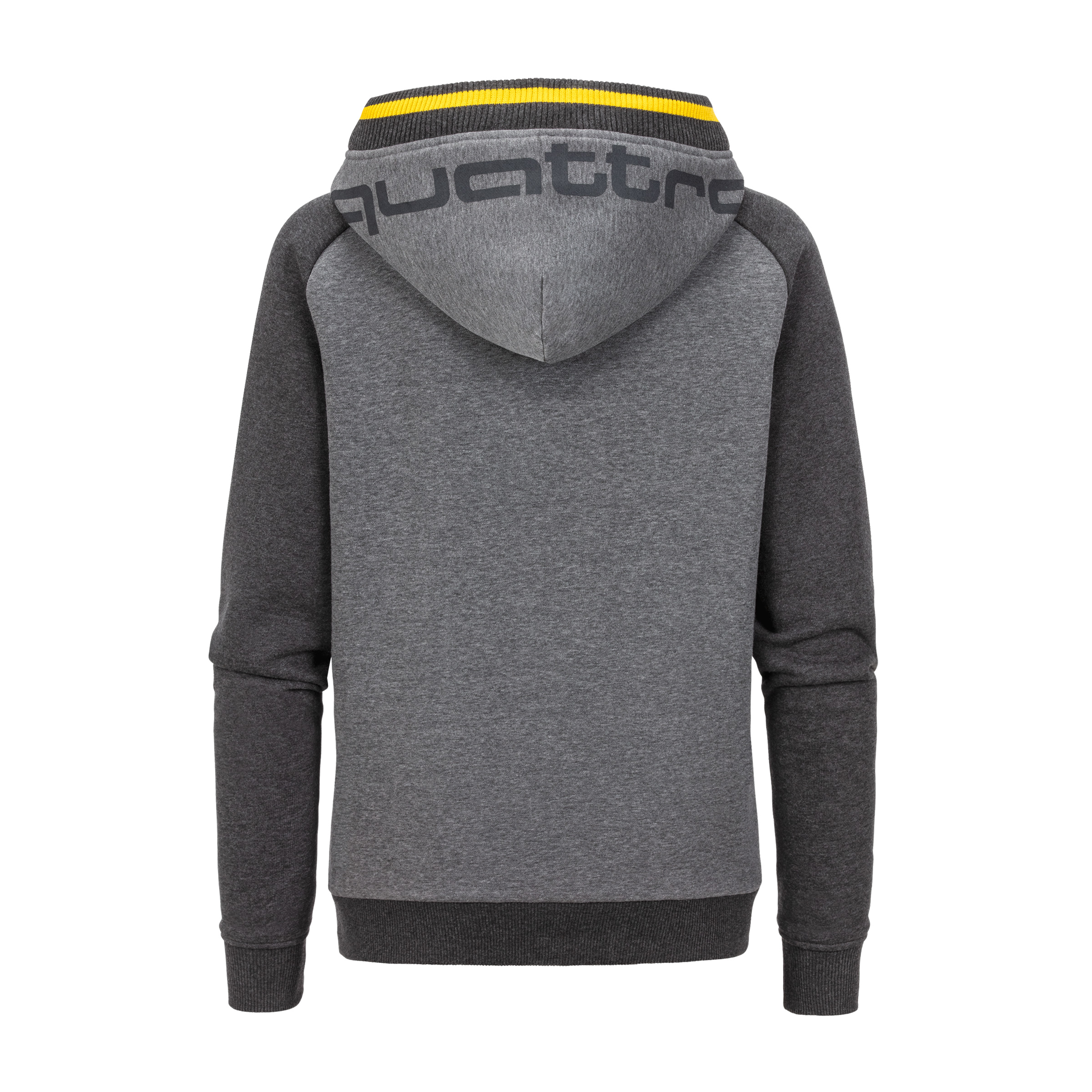 quattro Hoodie, Damen, grau