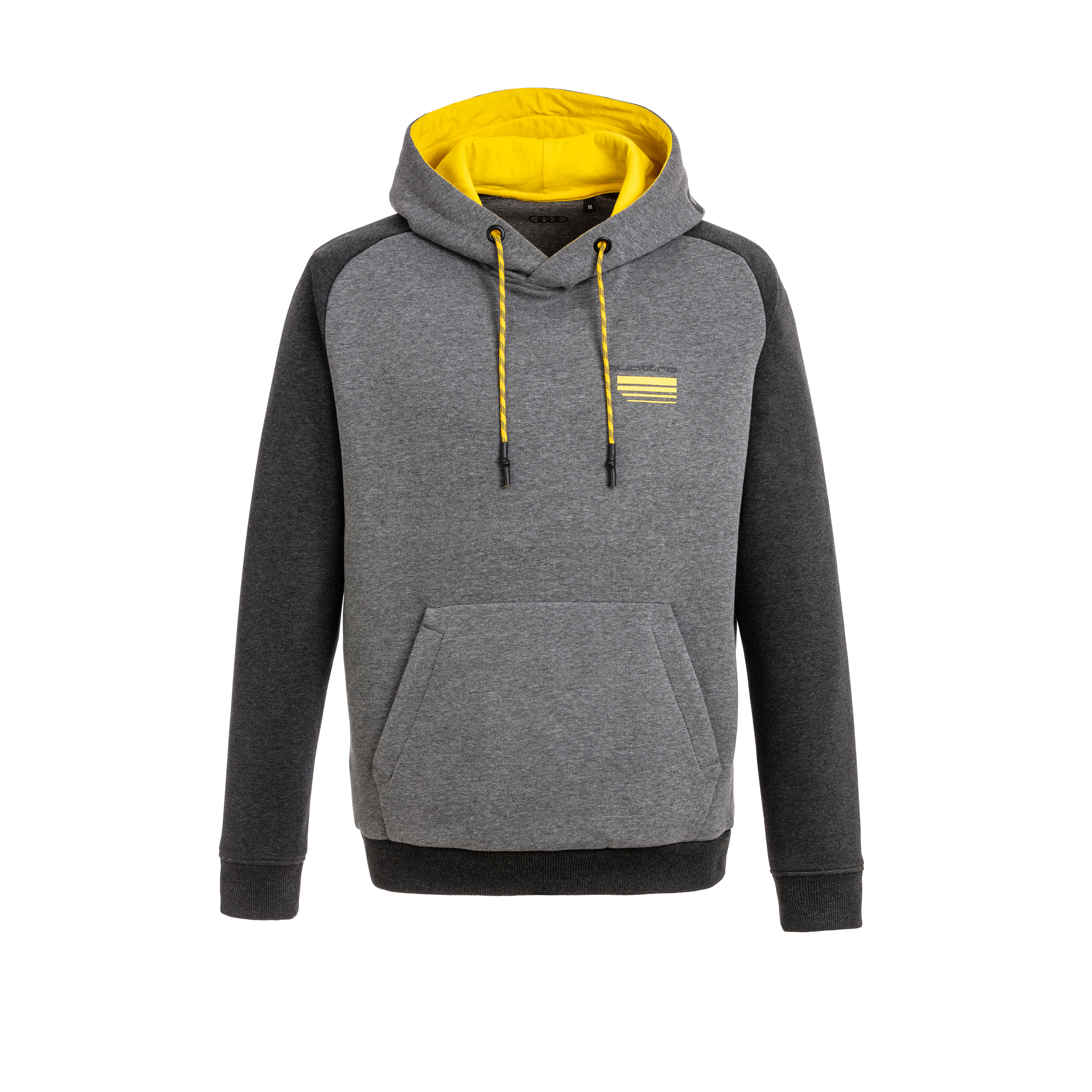 quattro Hoodie, Herren, grau