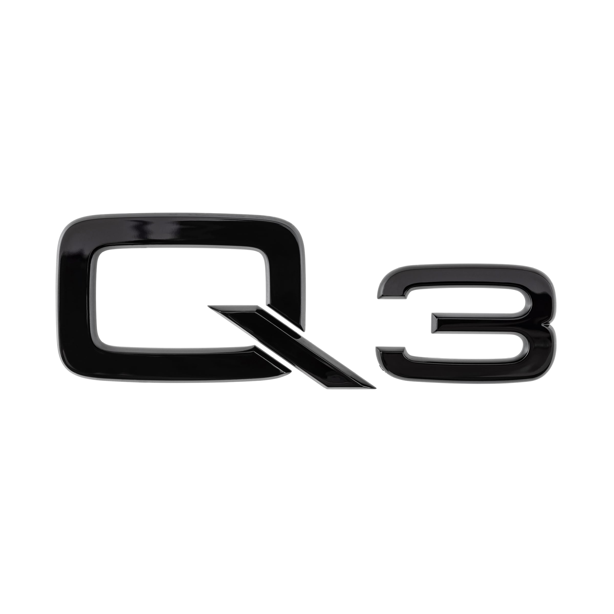 Modellbezeichnung Q3 in Schwarz