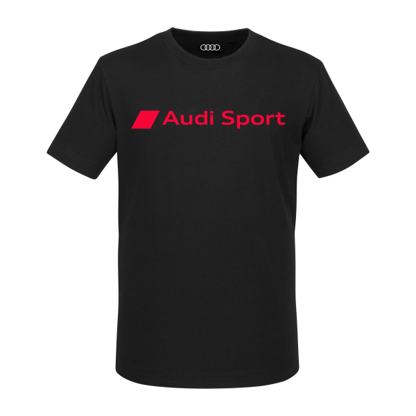 Audi Sport T-Shirt, Herren, schwarz Audi Sport T-Shirt, Herren, schwarz