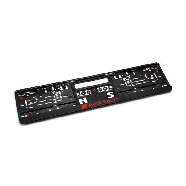 Audi Sport Kennzeichenhalter, schwarz