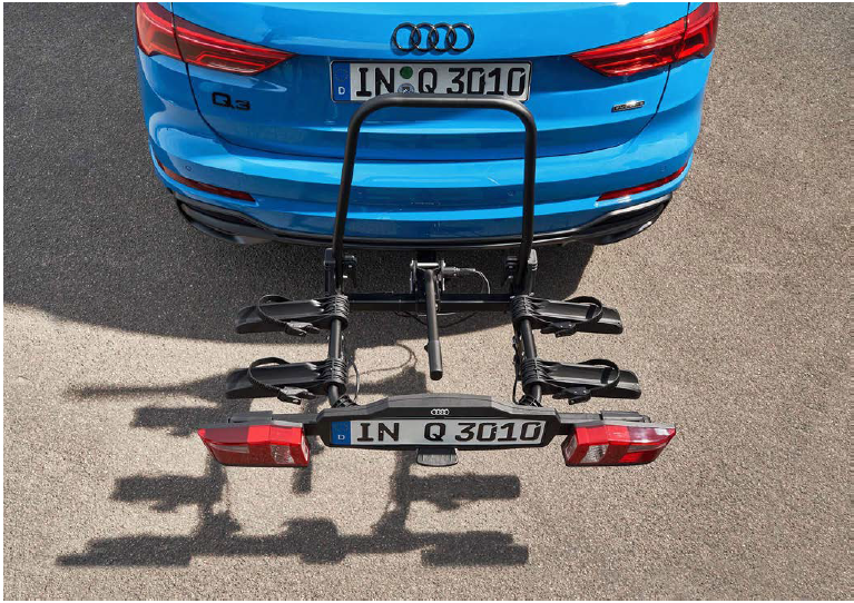 Audi Fahrradträger für die Anhängevorrichtung faltbar