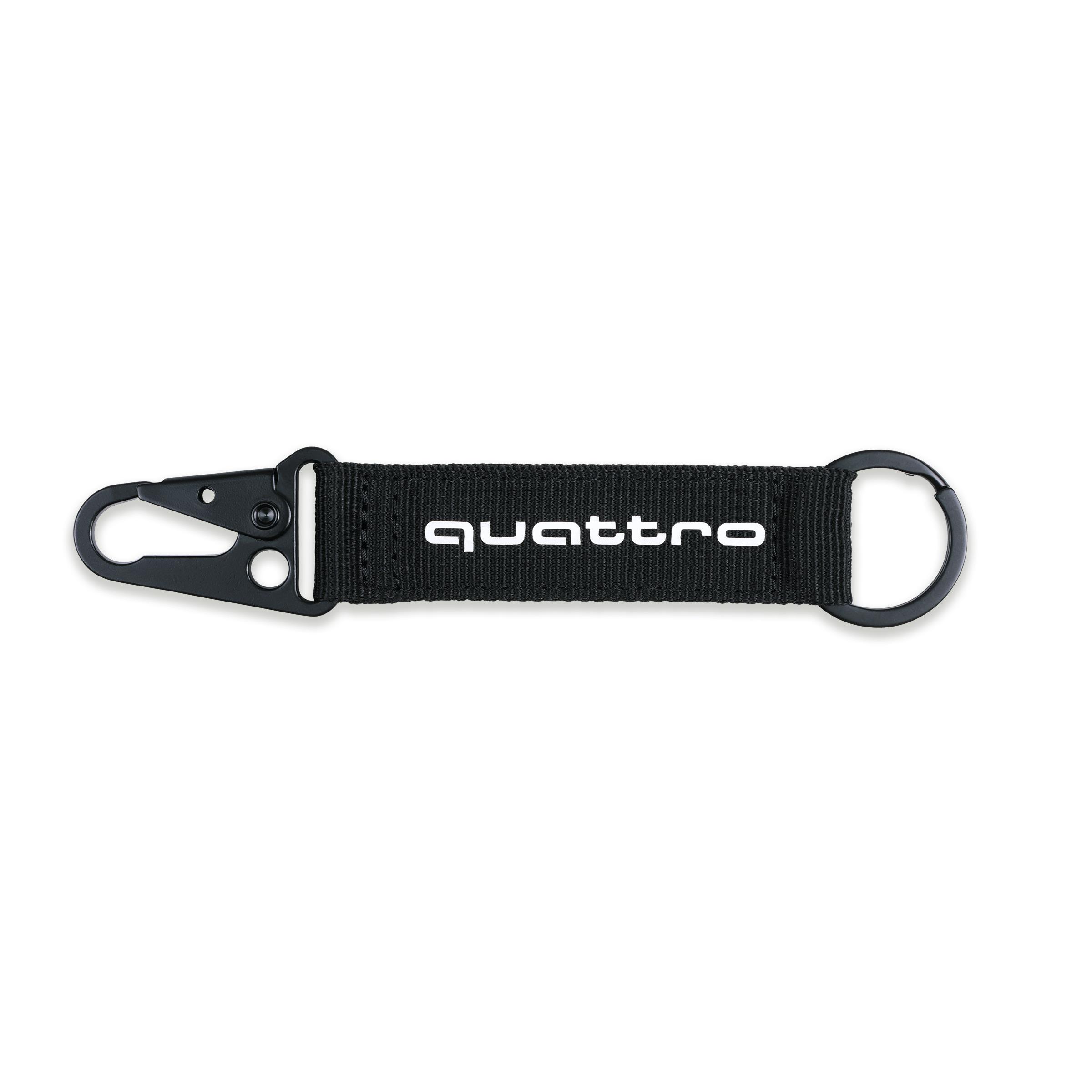 quattro Schlüsselanhänger, schwarz/weiß