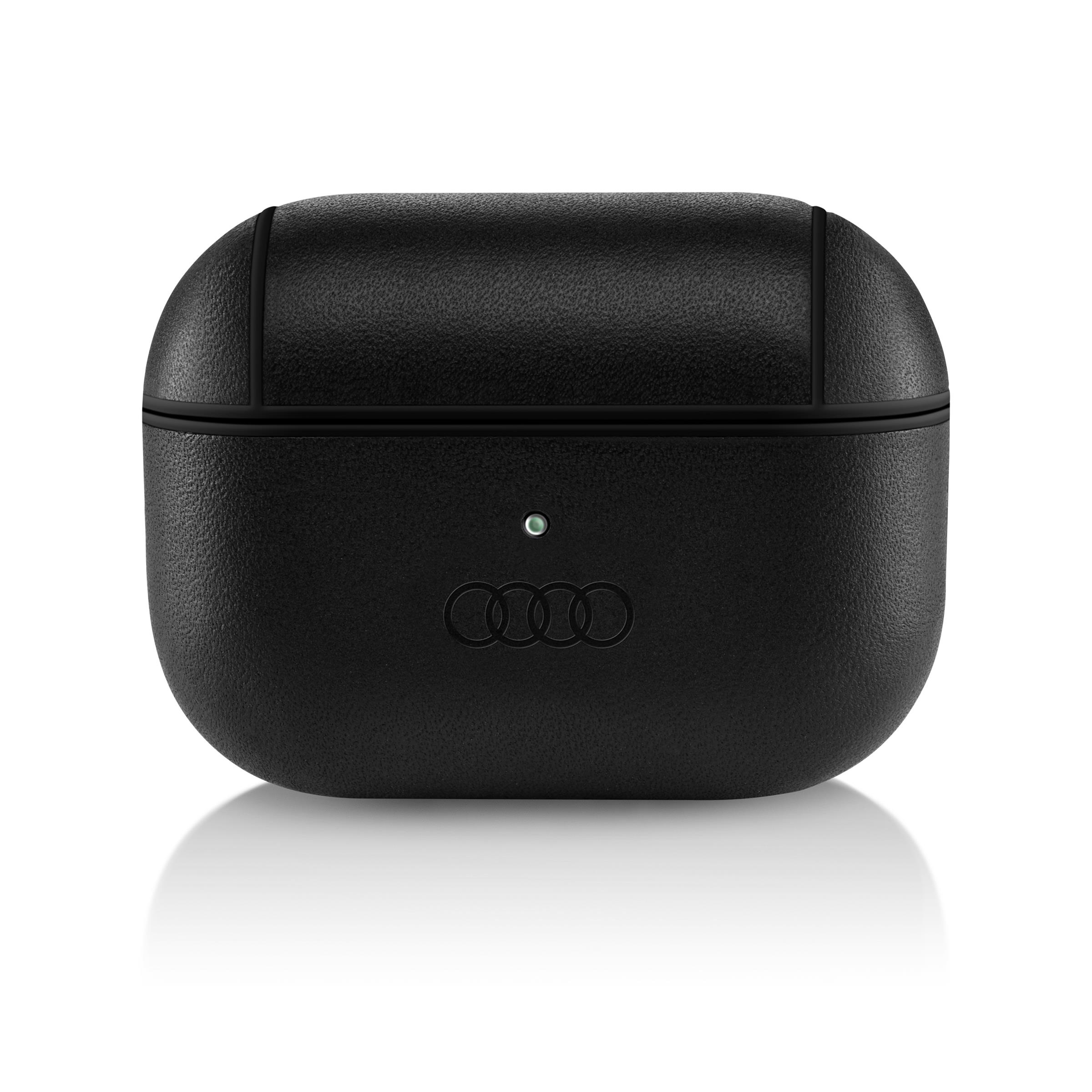 Audi Airpods Pro Hülle Leder, schwarz