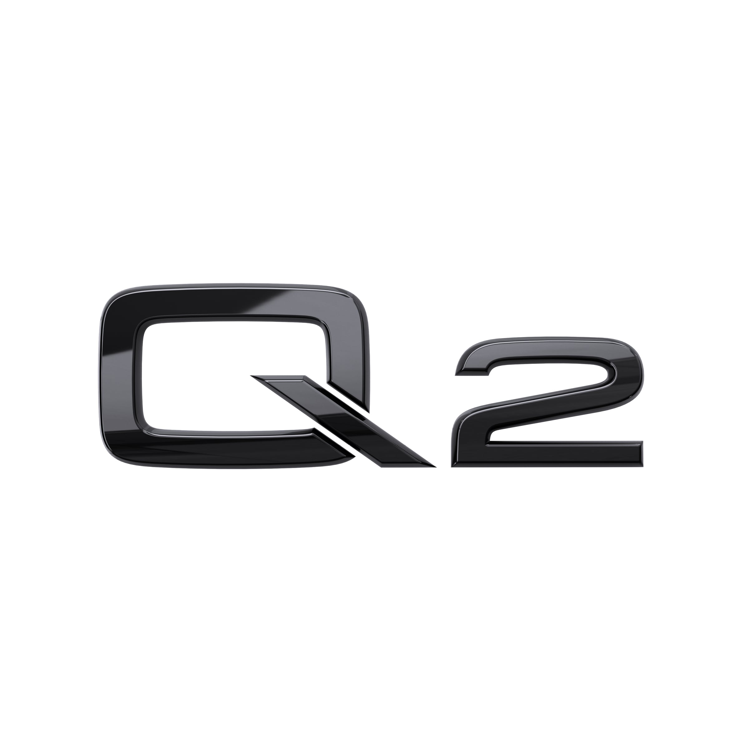Modellbezeichnung Q2 in Schwarz