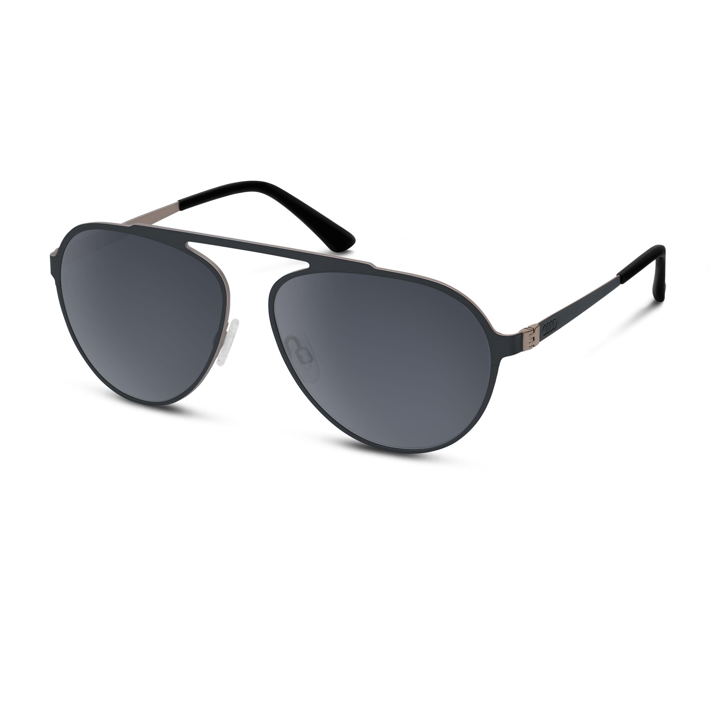 Audi Sonnenbrille, Pilot, dunkelgrau/sand