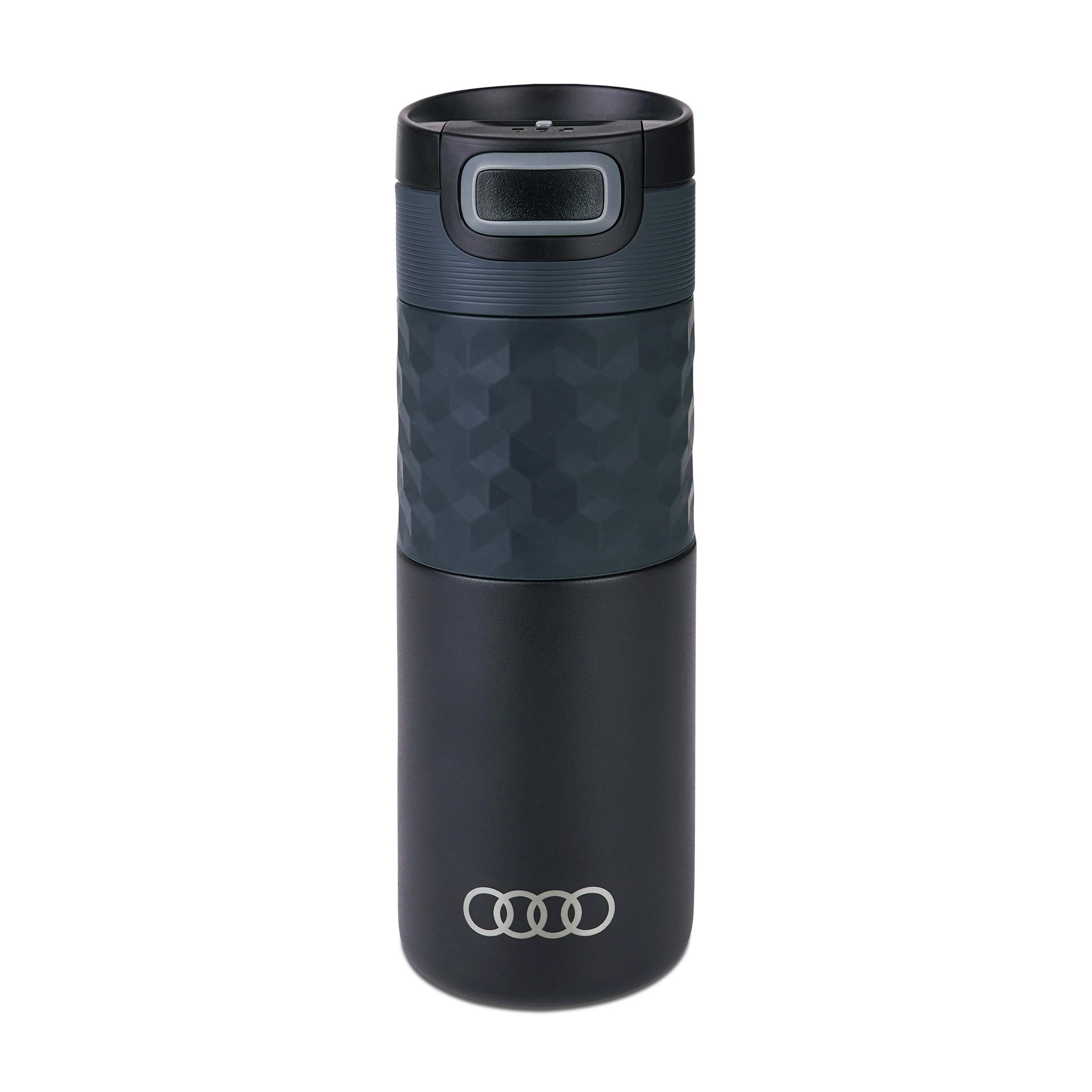 Audi Isolierbecher Edelstahl, schwarz