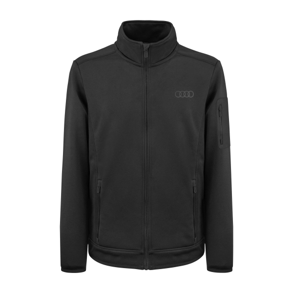 Audi Fleecejacke, Herren, schwarz Audi Fleecejacke, Herren, schwarz