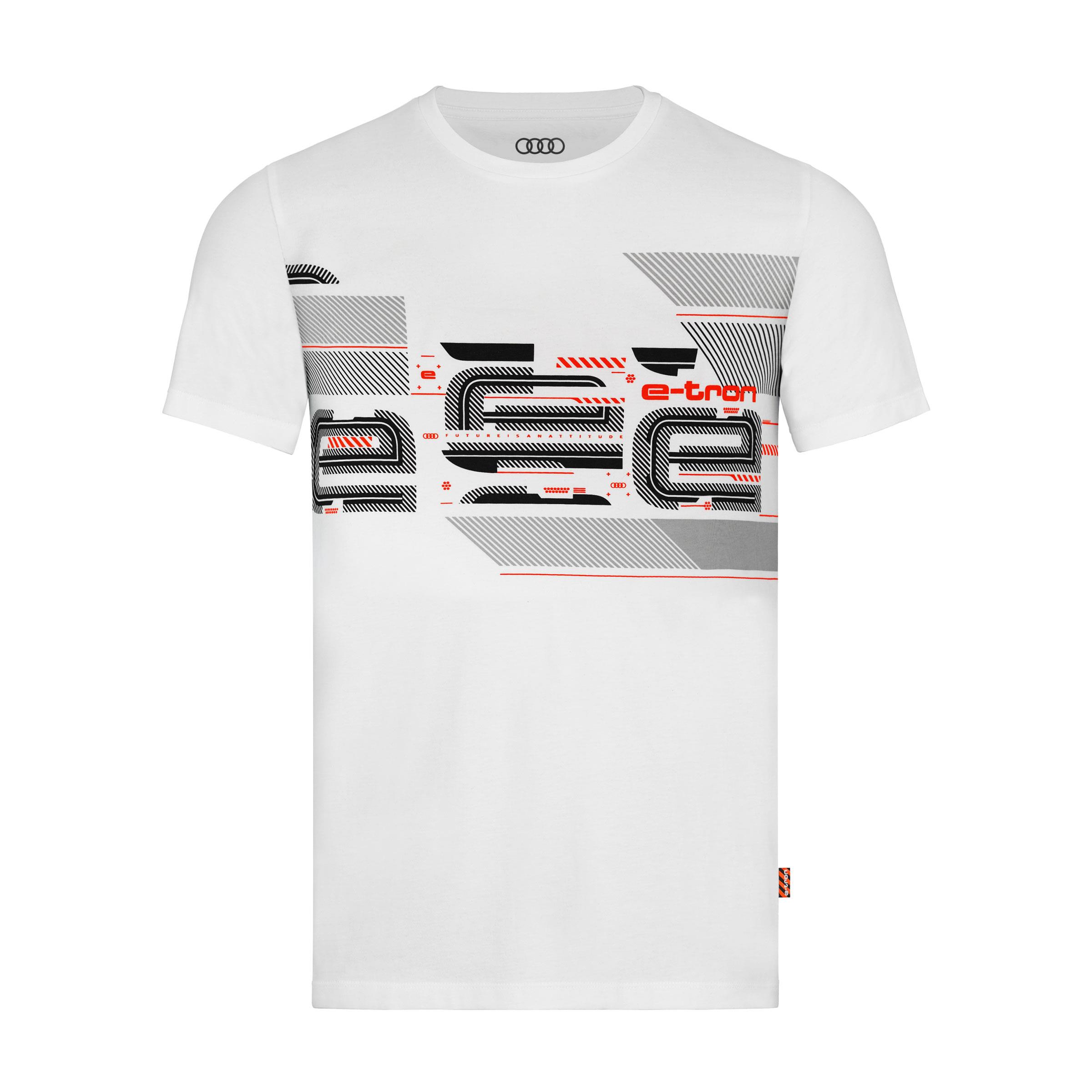 Audi T-Shirt e-tron, Herren, weiß