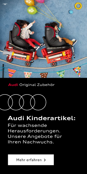 Übersicht Audi Original Zubehör