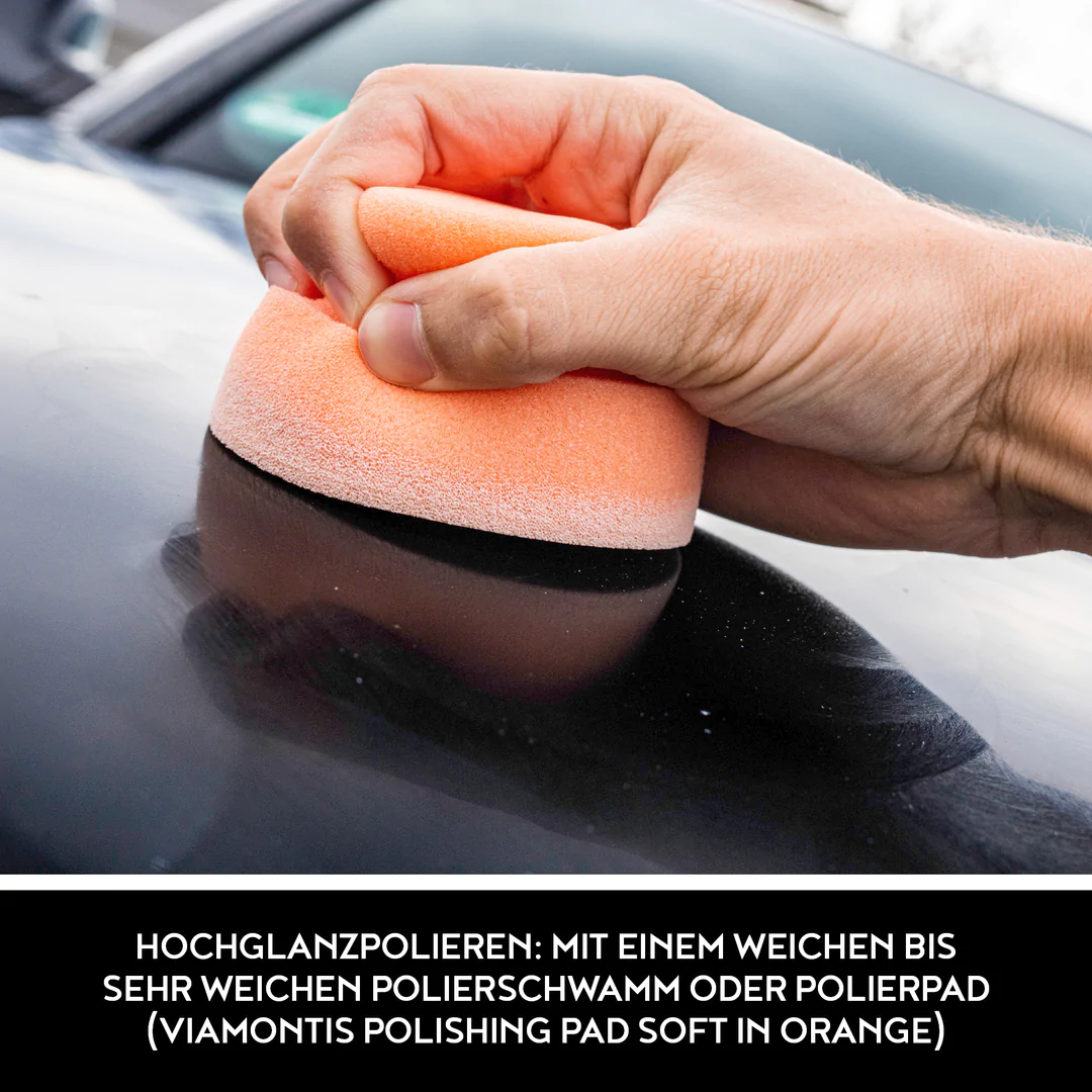 Viamontis and-Polishing Pad Soft - Weicher Hand-Politurschwamm
