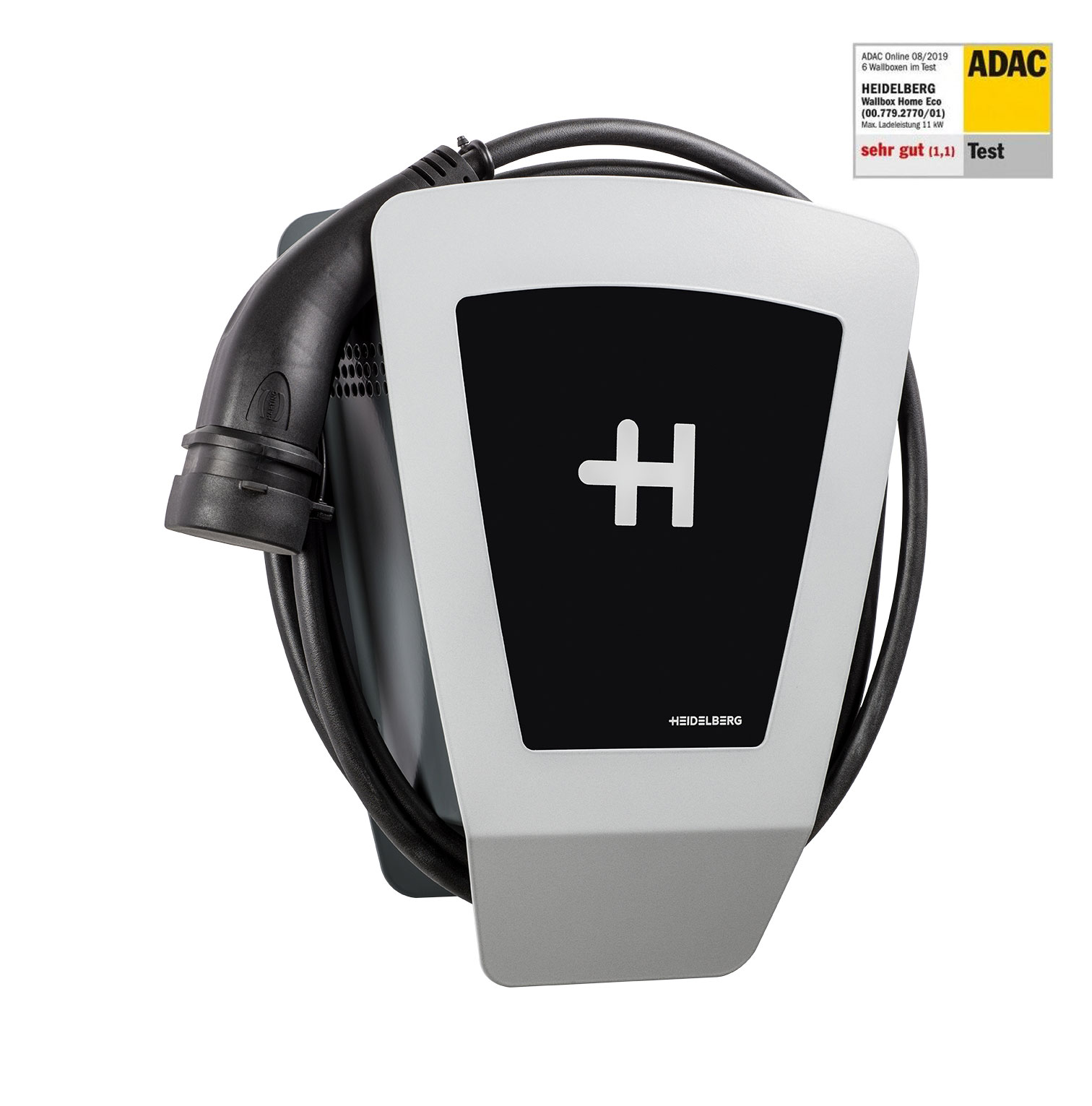  Heidelberg Wallbox home eco mit Kabel (11 kW, Kabel Typ 2, 3,5m, 3-phasig 16A, DC)