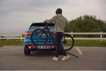 Audi Fahrradträger für die Anhängevorrichtung faltbar