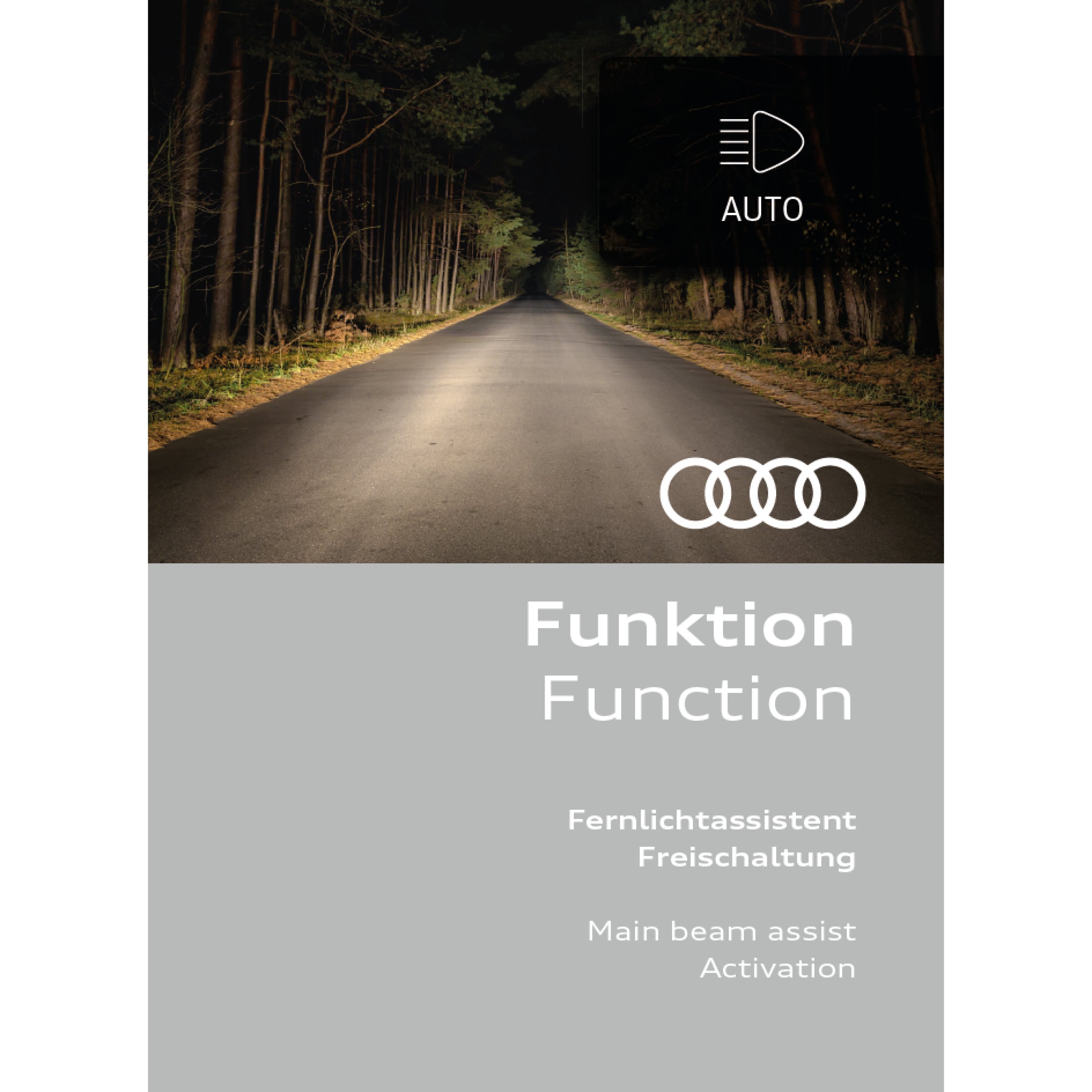 Freischaltung Fernlichtassistent Freischaltung Fernlichtassistent