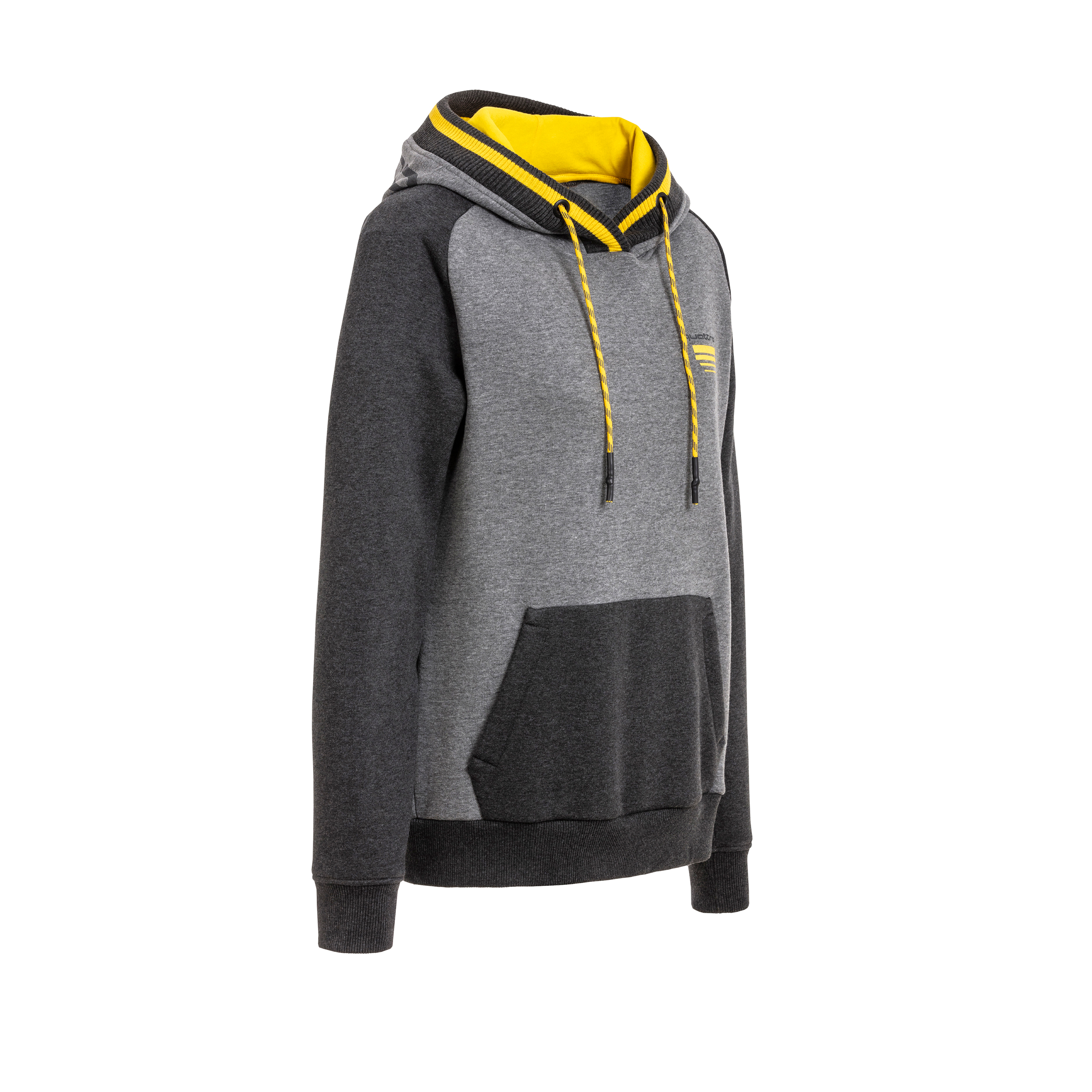 quattro Hoodie, Damen, grau