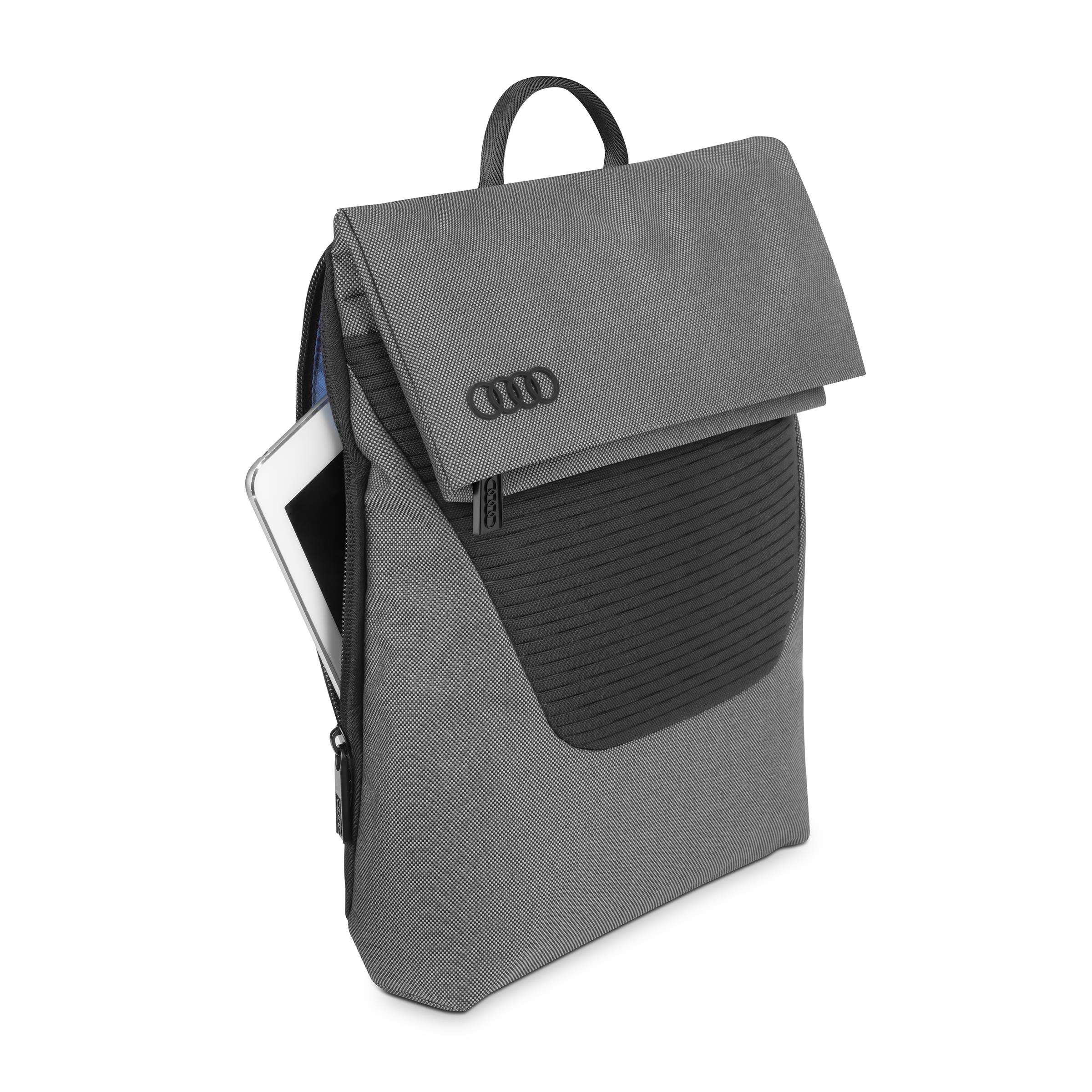 Audi Schultertasche, grau-schwarz