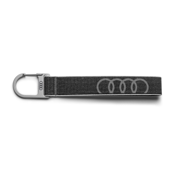 Audi Schlüsselanhänger Schlaufe in grau 