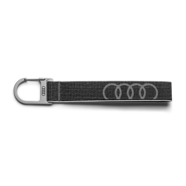 Audi Schlüsselanhänger Schlaufe in grau Audi Schlüsselanhänger Schlaufe in grau