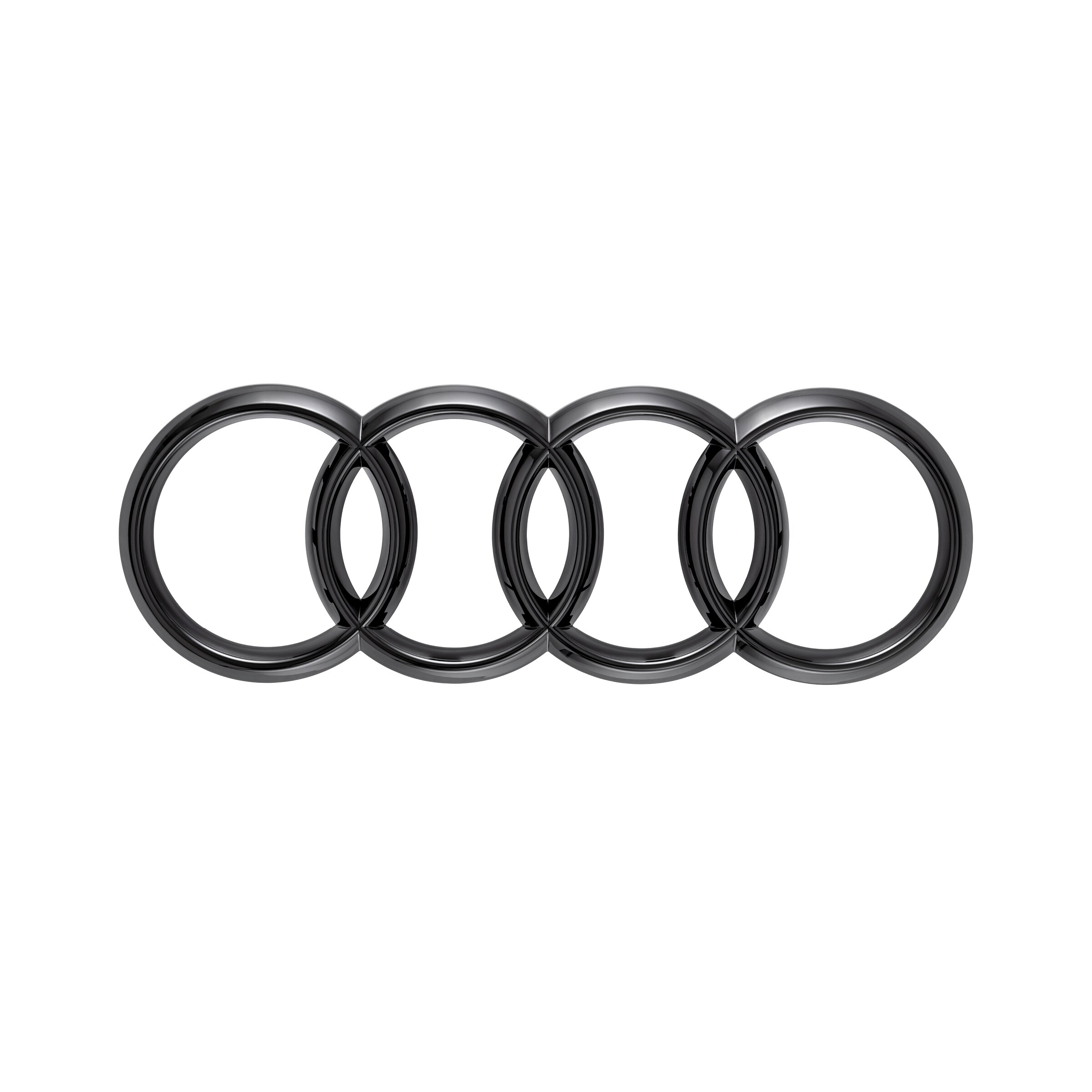 Audi Ringe in Schwarz