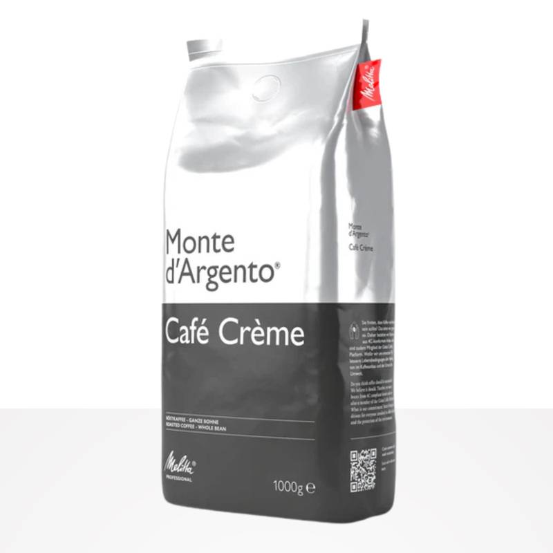Melitta Monte D'ARGENTO Cafe Creme - 1kg Kaffeebohnen Melitta Monte D'ARGENTO Cafe Creme - 1kg Kaffeebohnen