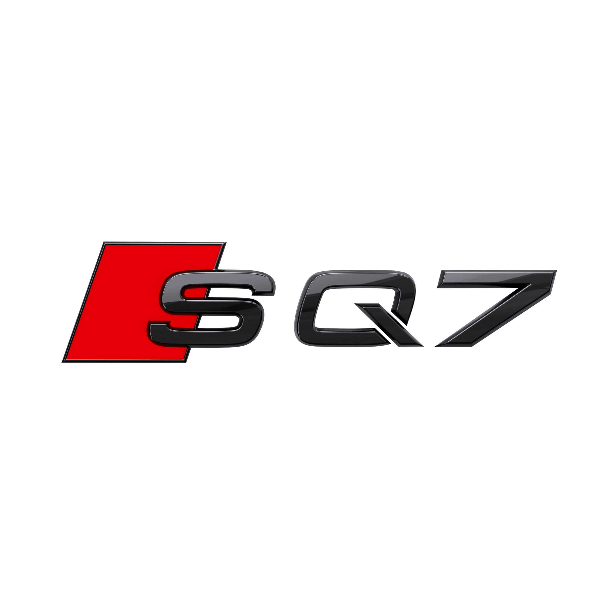 Modellbezeichnung SQ7 in Schwarz
