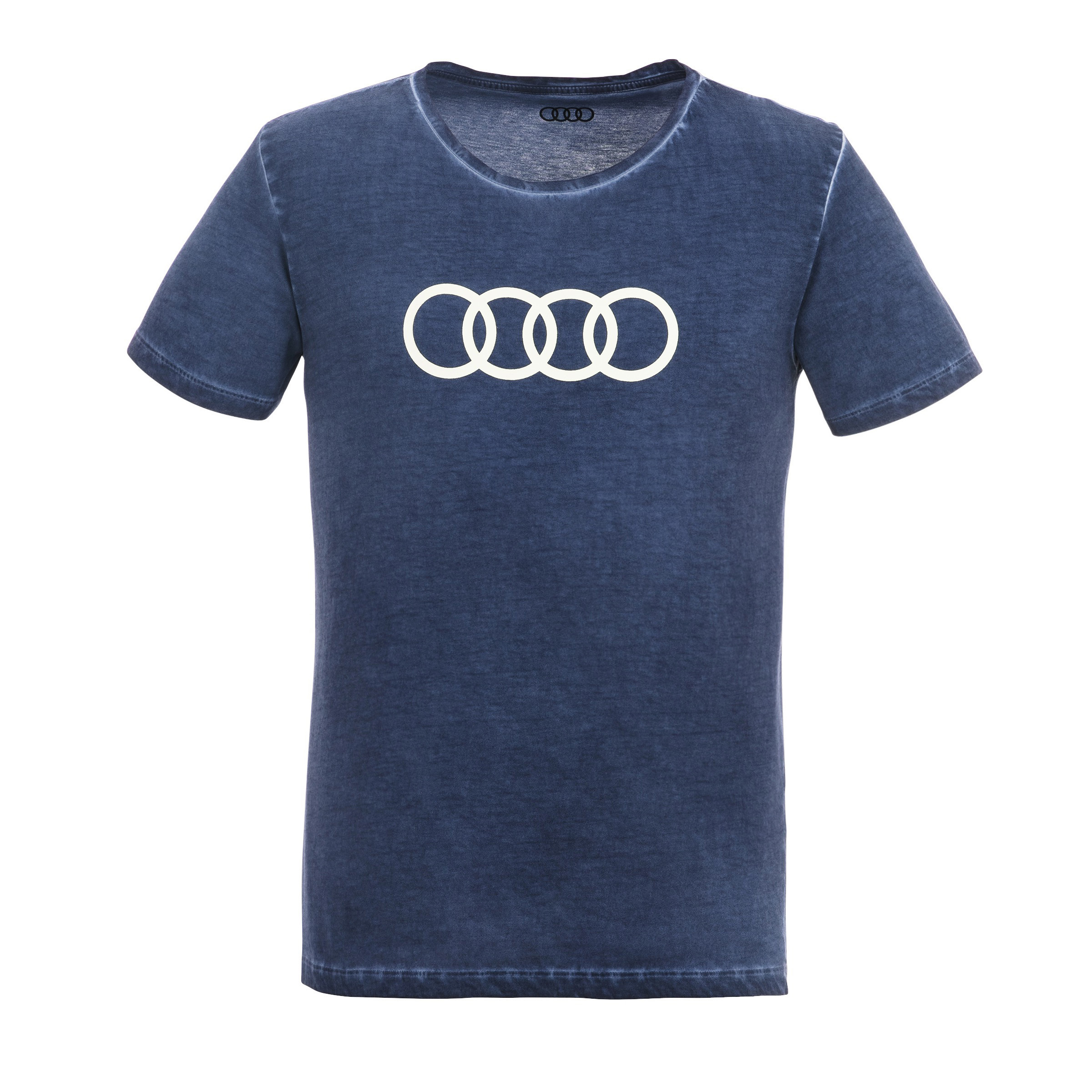 Audi T-Shirt Ringe, Herren, blau