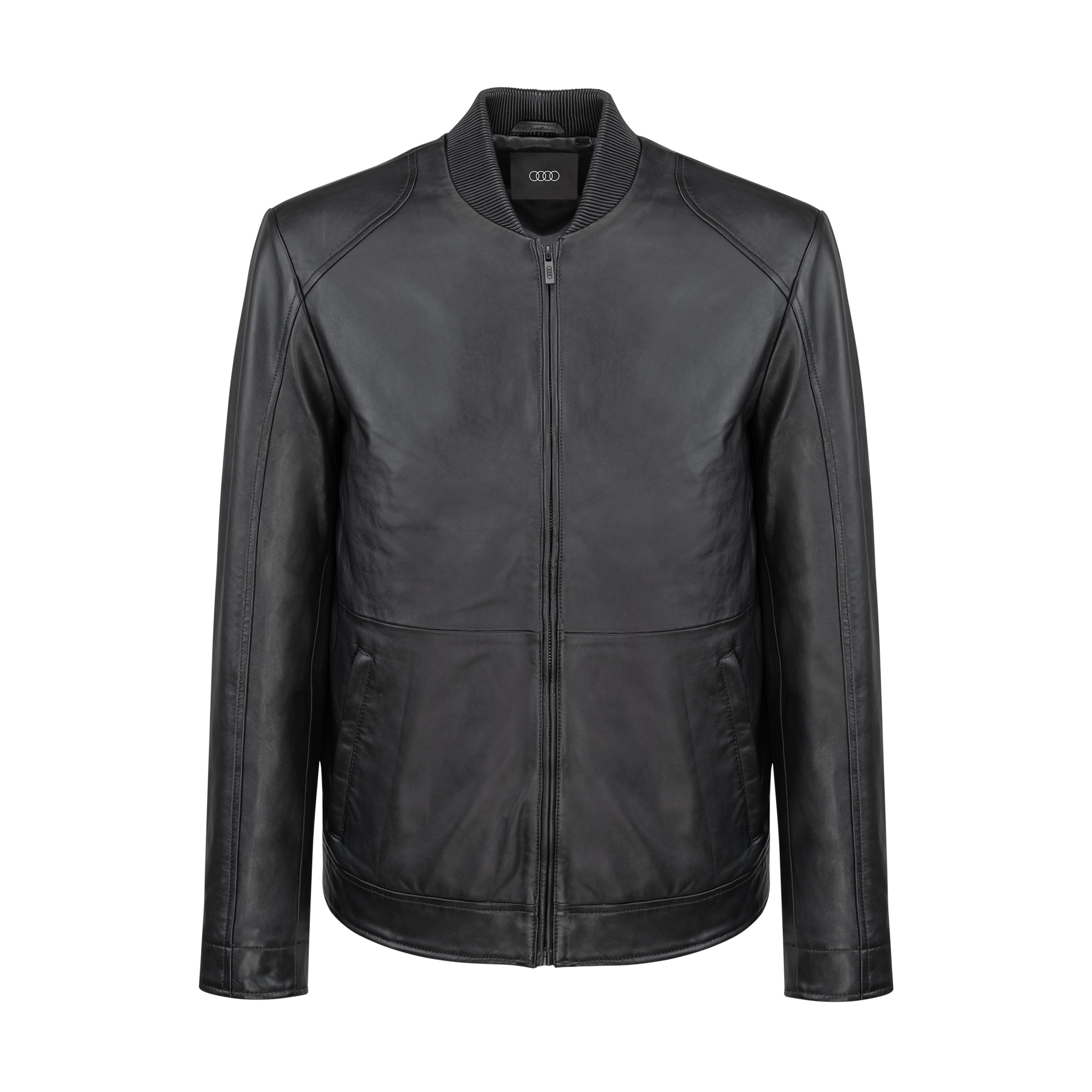 Audi Lederjacke, Herren, schwarz Audi Lederjacke, Herren, schwarz